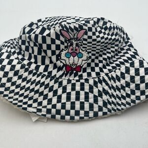Disney Parks Bucket Hat - White Rabbit - Black and White SOLD OUT AT PARK